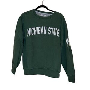 Michigan State Spartans Crewneck in Green Size M